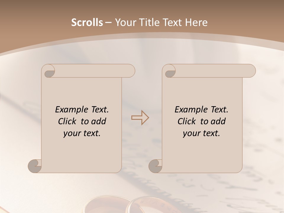 Congratulations Close Up Paper PowerPoint Template