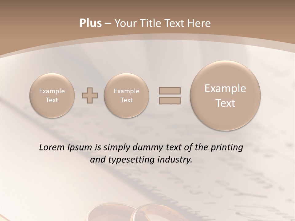 Congratulations Close Up Paper PowerPoint Template