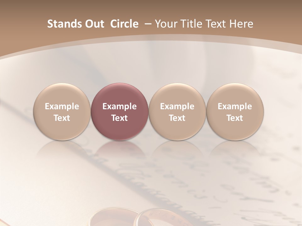 Congratulations Close Up Paper PowerPoint Template