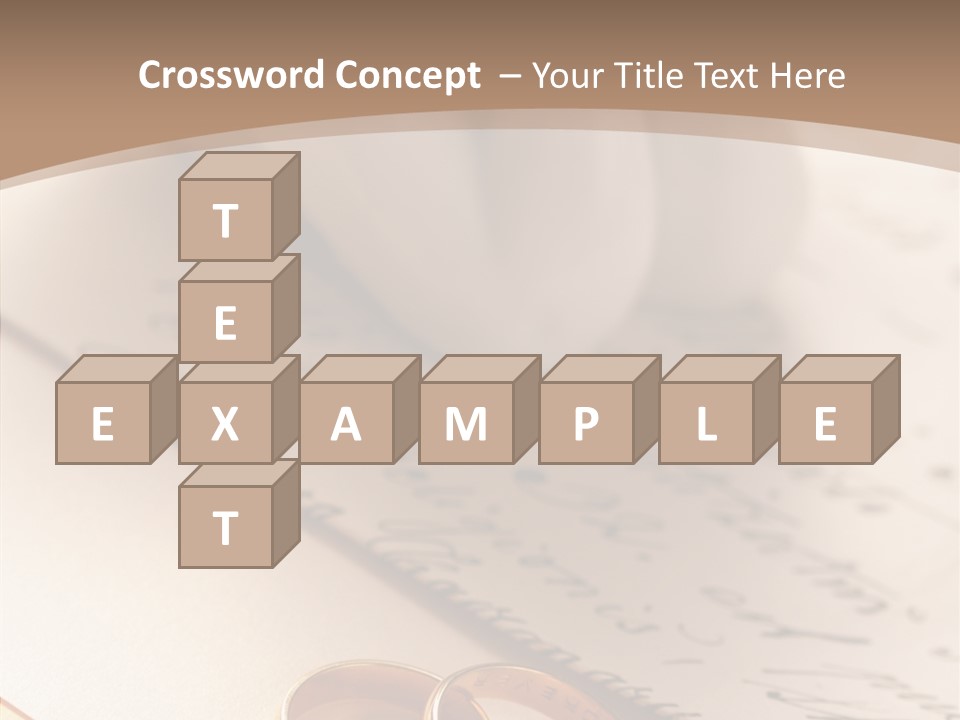 Congratulations Close Up Paper PowerPoint Template