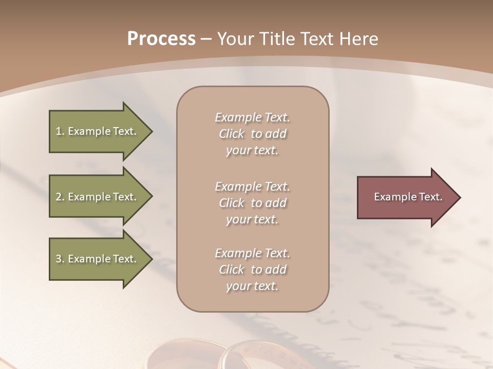 Congratulations Close Up Paper PowerPoint Template