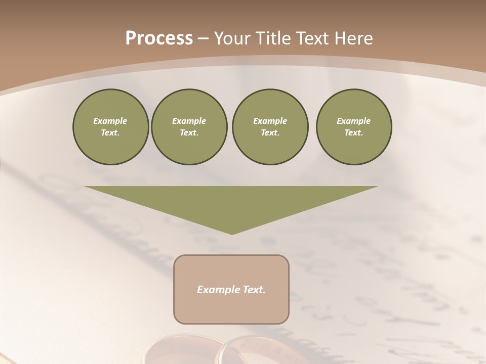 Congratulations Close Up Paper PowerPoint Template