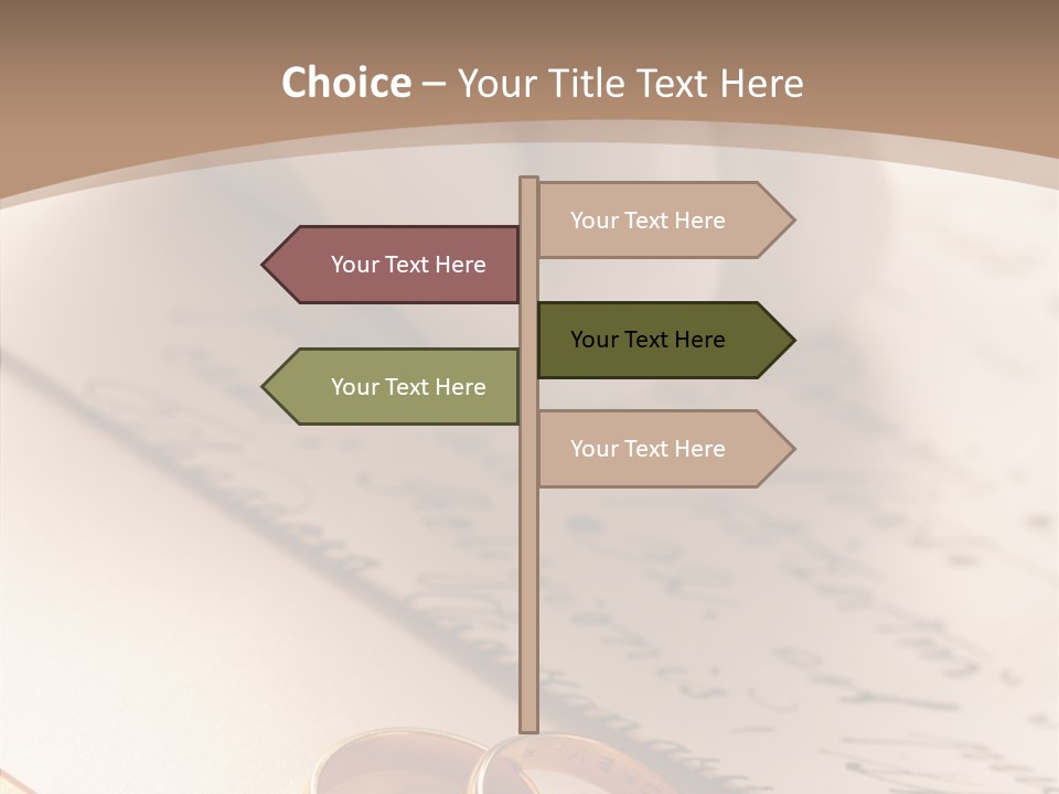 Congratulations Close Up Paper PowerPoint Template