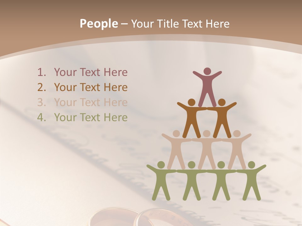 Congratulations Close Up Paper PowerPoint Template