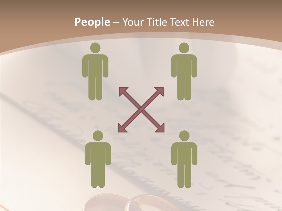 Congratulations Close Up Paper PowerPoint Template