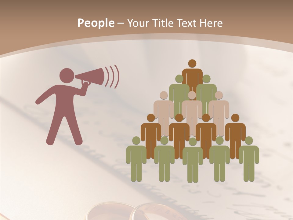 Congratulations Close Up Paper PowerPoint Template