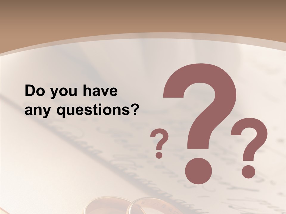 Congratulations Close Up Paper PowerPoint Template