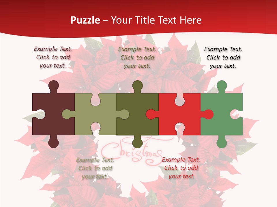 Christmas Wreath PowerPoint Template