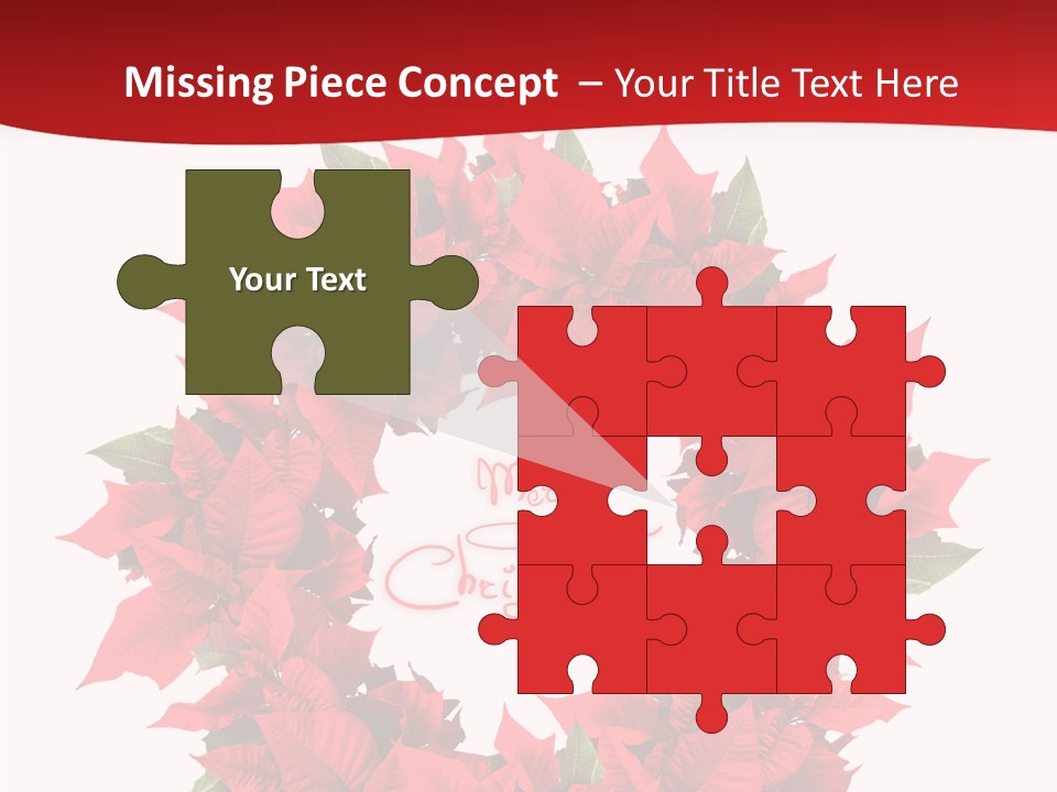 Christmas Wreath PowerPoint Template