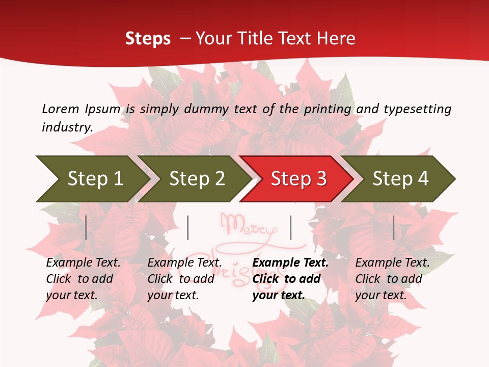 Christmas Wreath PowerPoint Template