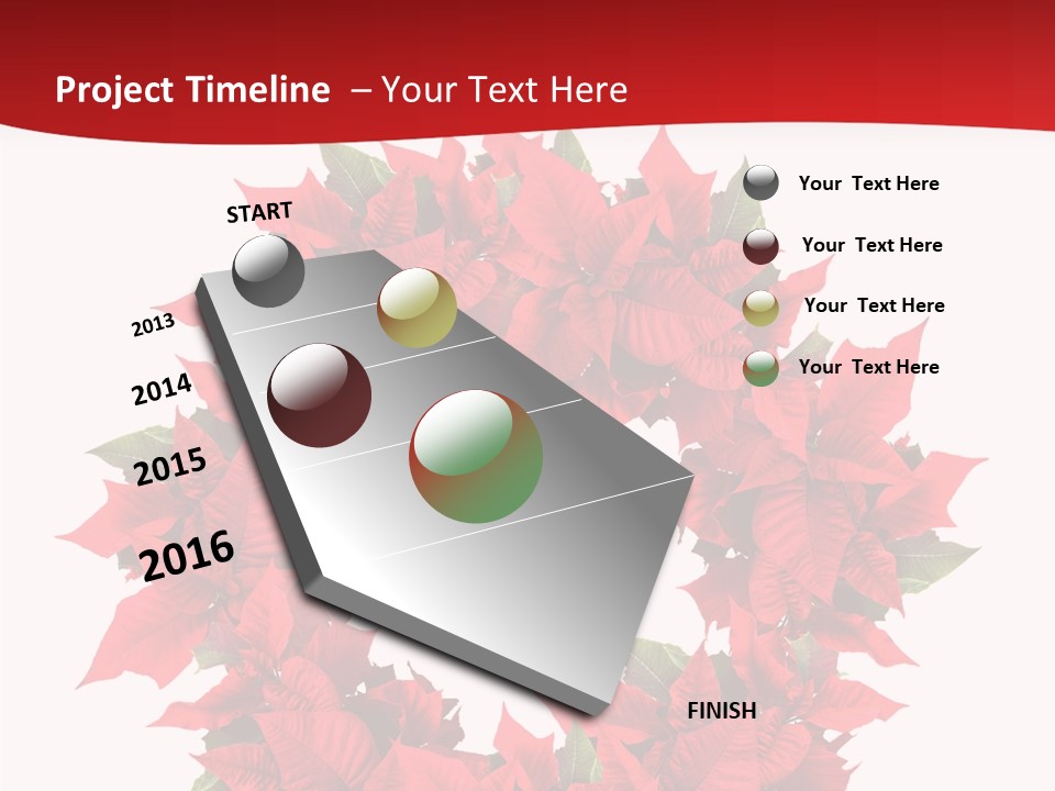 Christmas Wreath PowerPoint Template