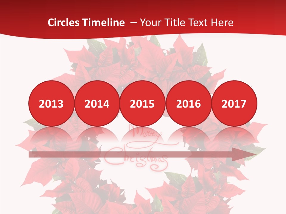 Christmas Wreath PowerPoint Template