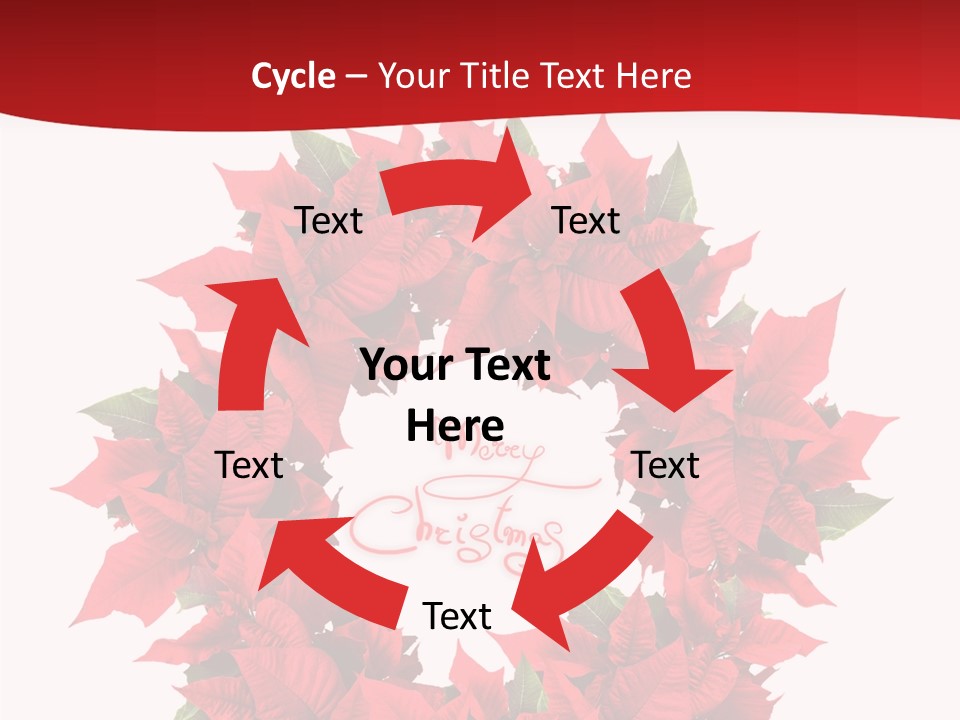 Christmas Wreath PowerPoint Template