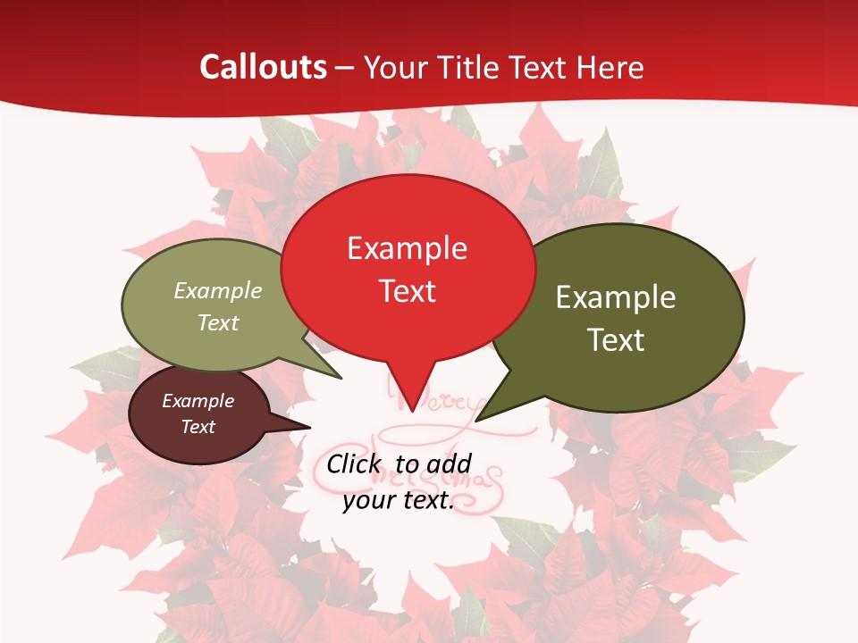 Christmas Wreath PowerPoint Template