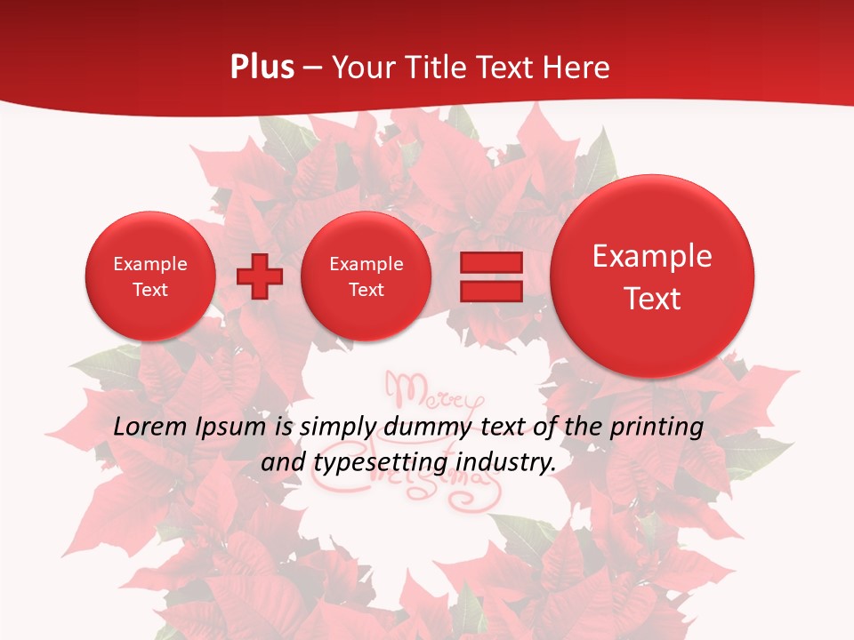 Christmas Wreath PowerPoint Template