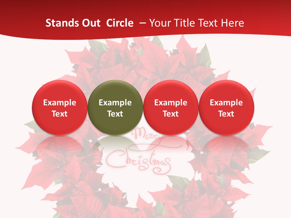 Christmas Wreath PowerPoint Template
