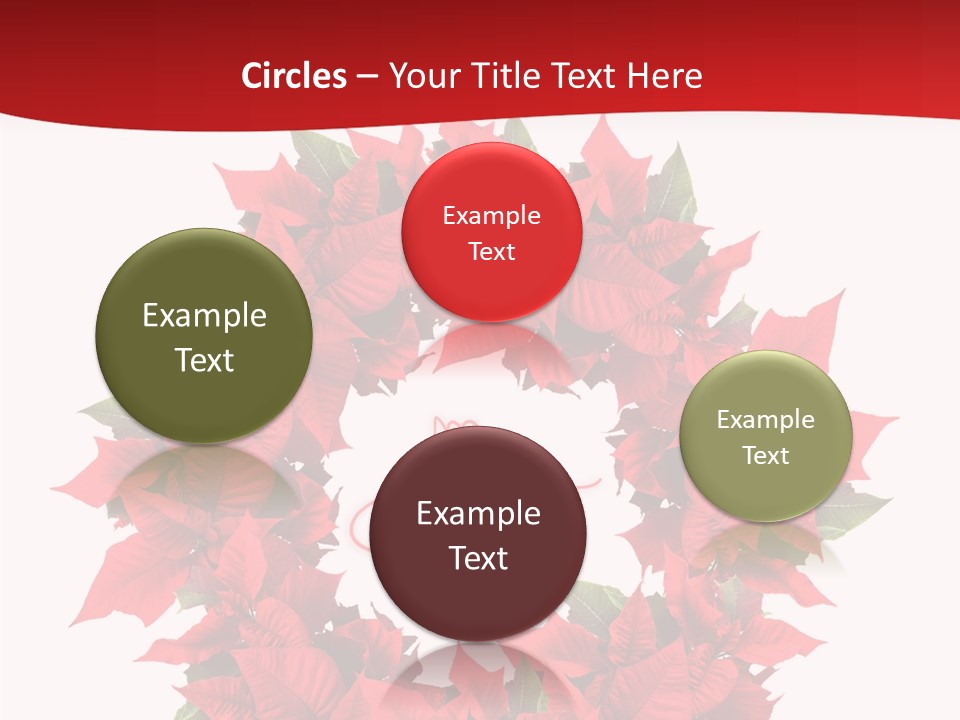 Christmas Wreath PowerPoint Template