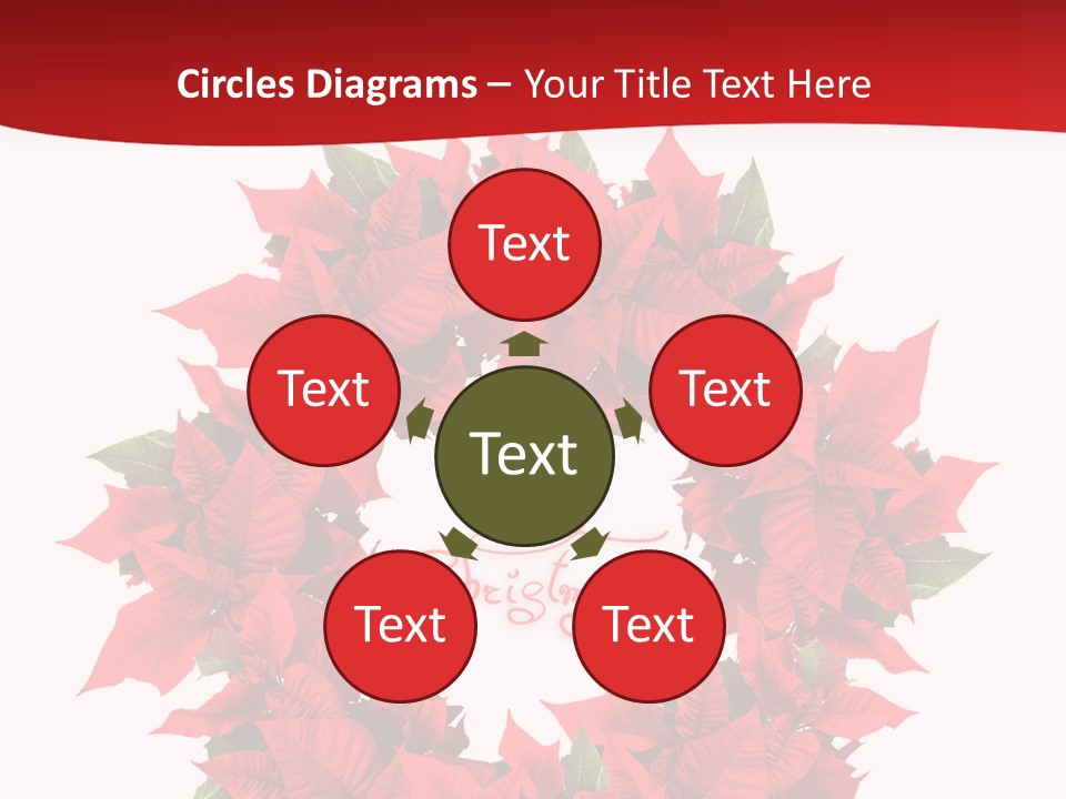 Christmas Wreath PowerPoint Template