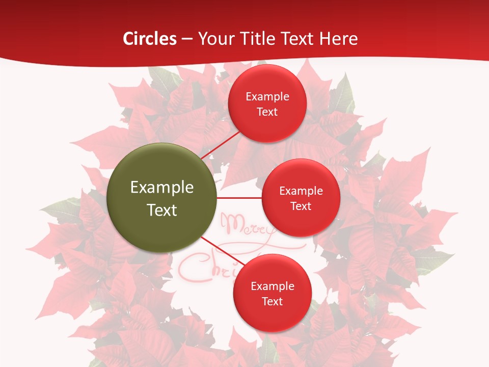 Christmas Wreath PowerPoint Template