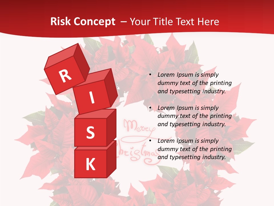 Christmas Wreath PowerPoint Template