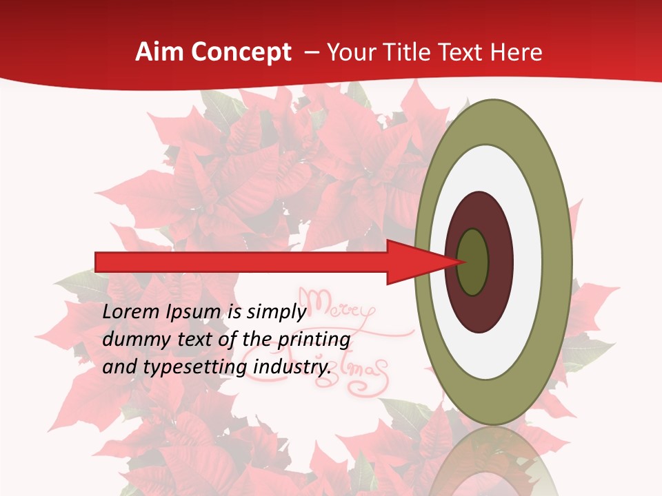 Christmas Wreath PowerPoint Template