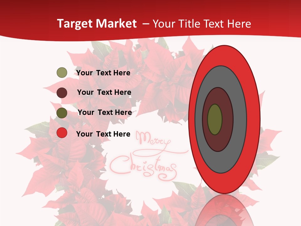 Christmas Wreath PowerPoint Template