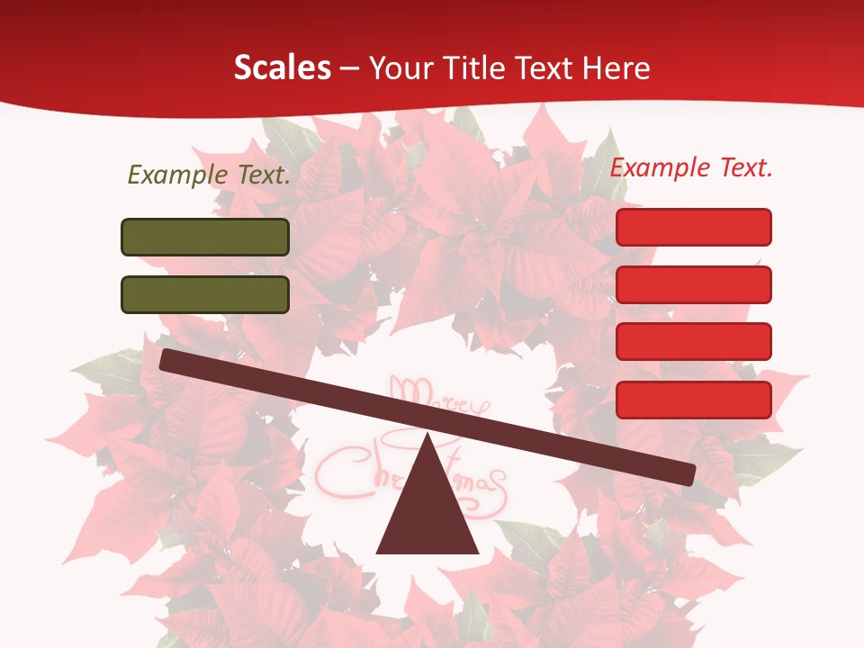 Christmas Wreath PowerPoint Template