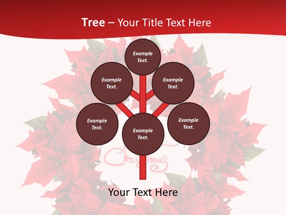Christmas Wreath PowerPoint Template