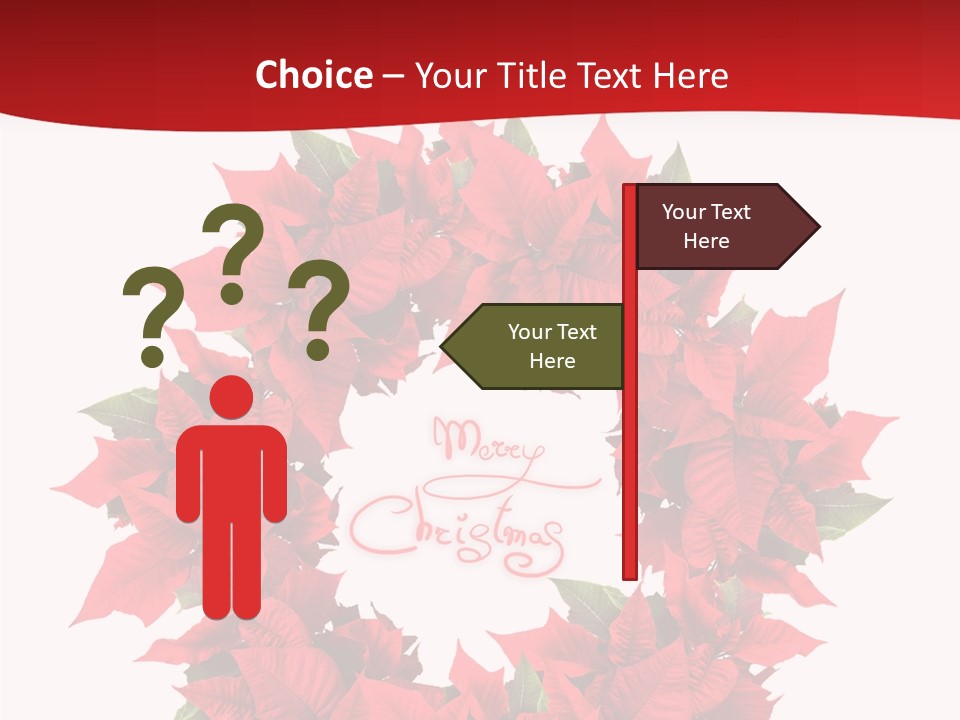 Christmas Wreath PowerPoint Template