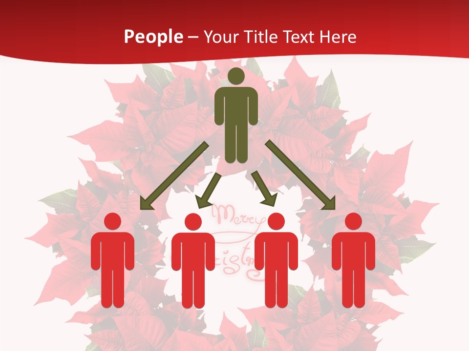 Christmas Wreath PowerPoint Template