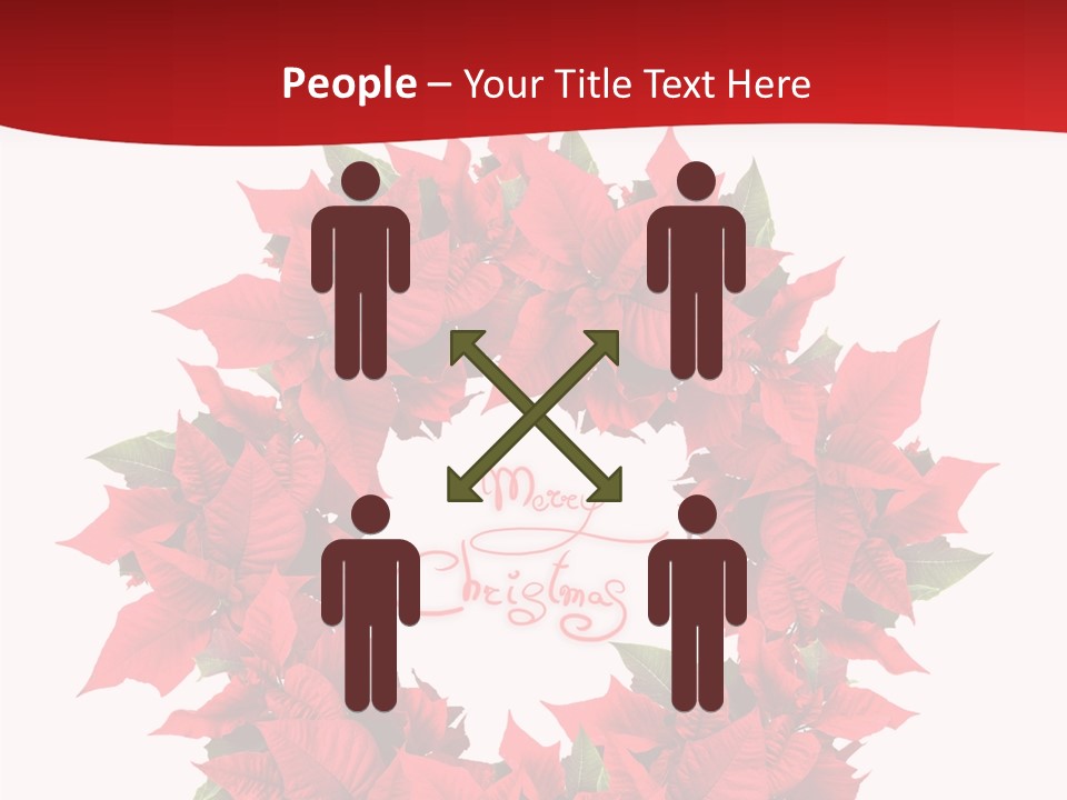 Christmas Wreath PowerPoint Template