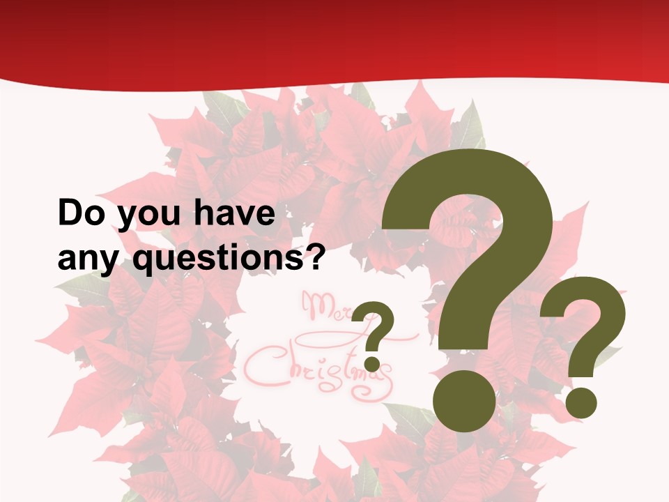 Christmas Wreath PowerPoint Template