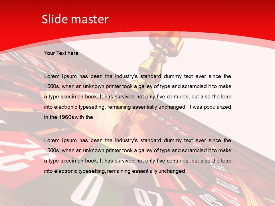 Cmyk Print Proof PowerPoint Template