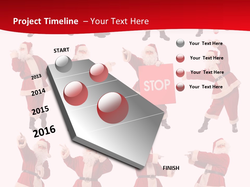 Fur New Santa PowerPoint Template