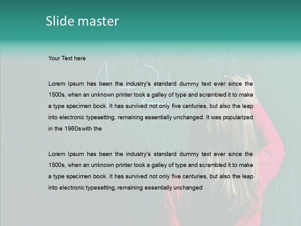 Child Maths PowerPoint Template