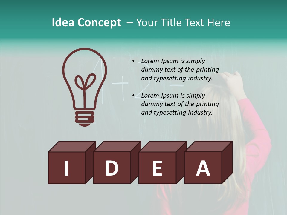 Child Maths PowerPoint Template