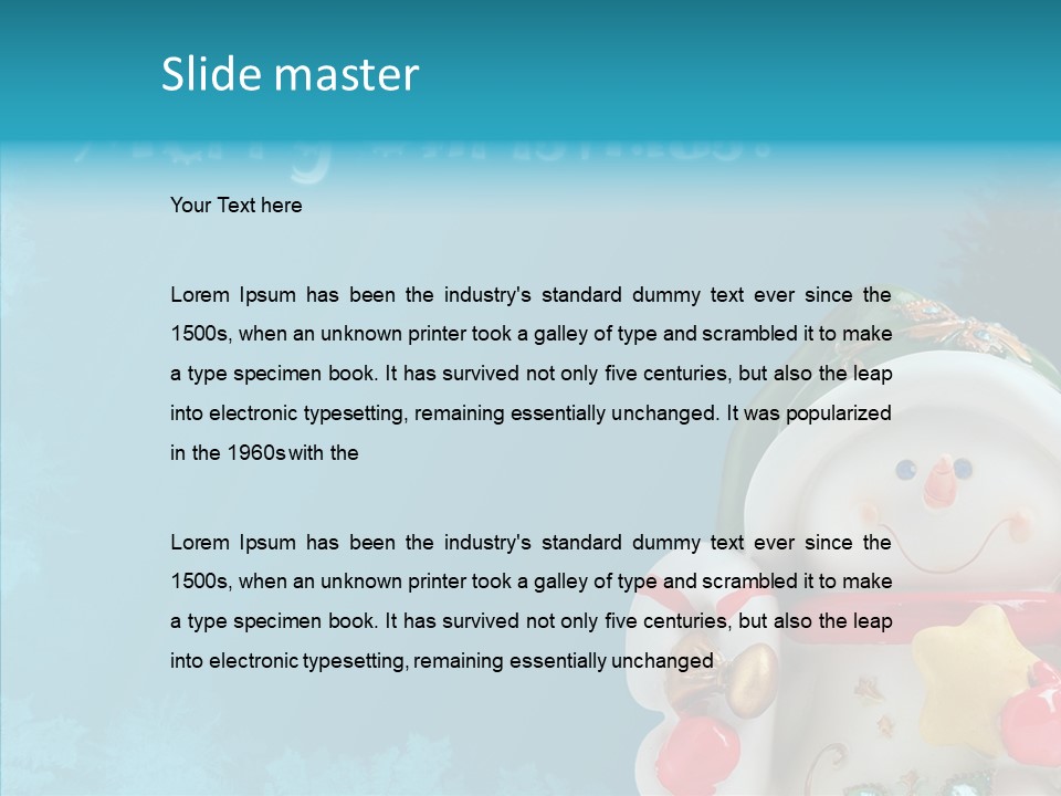 Snowman PowerPoint Template