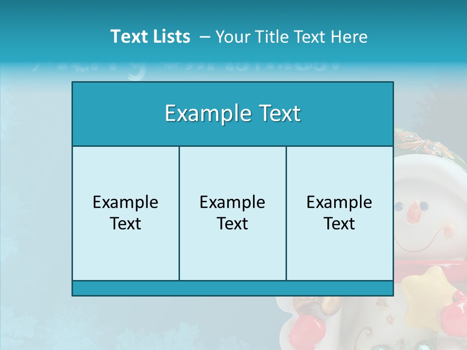 Snowman PowerPoint Template