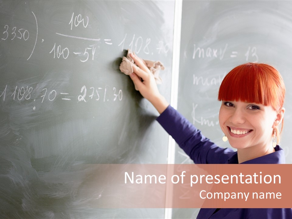 School Teacher PowerPoint Template