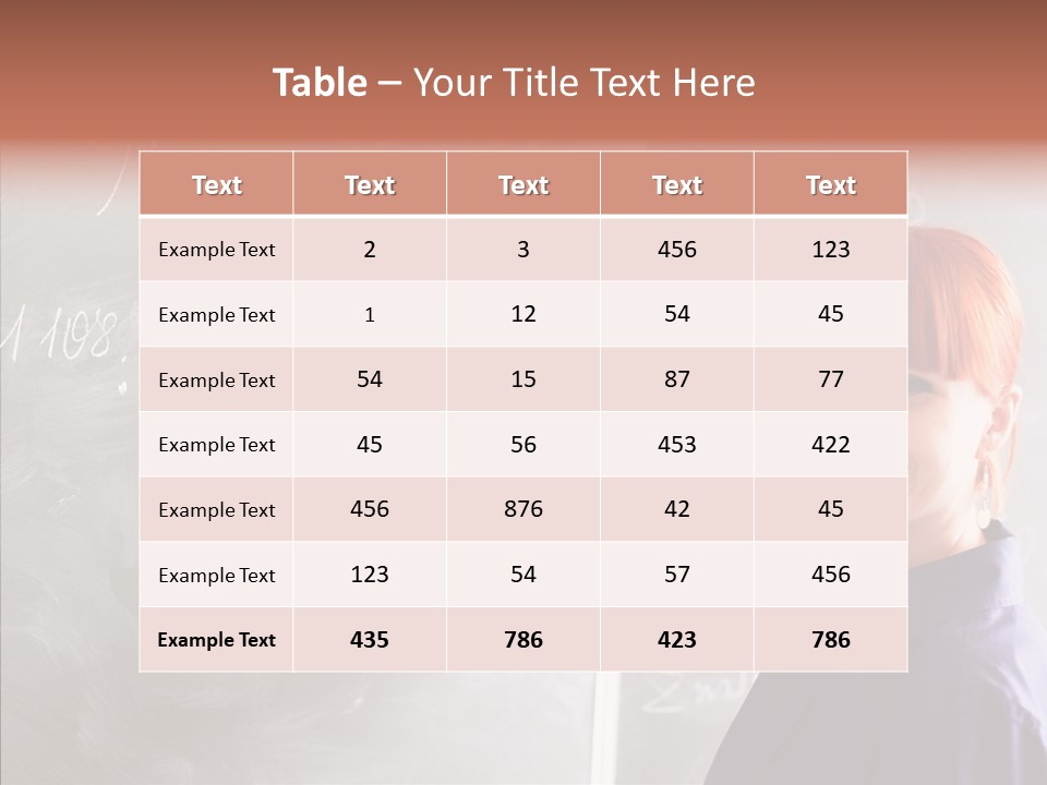 School Teacher PowerPoint Template