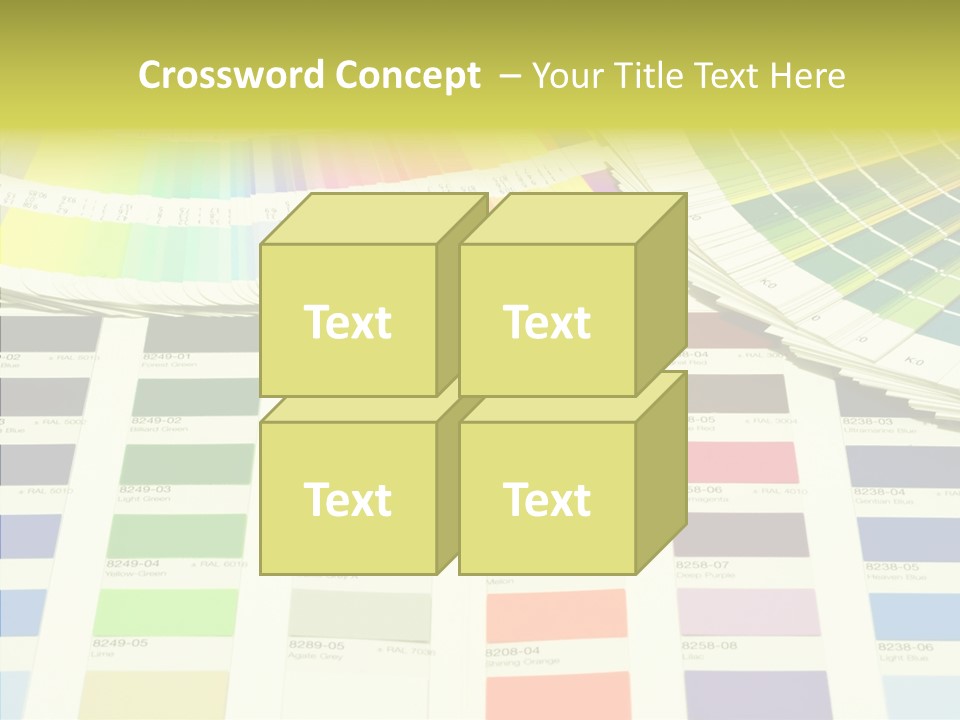 Cmyk Print Proof PowerPoint Template