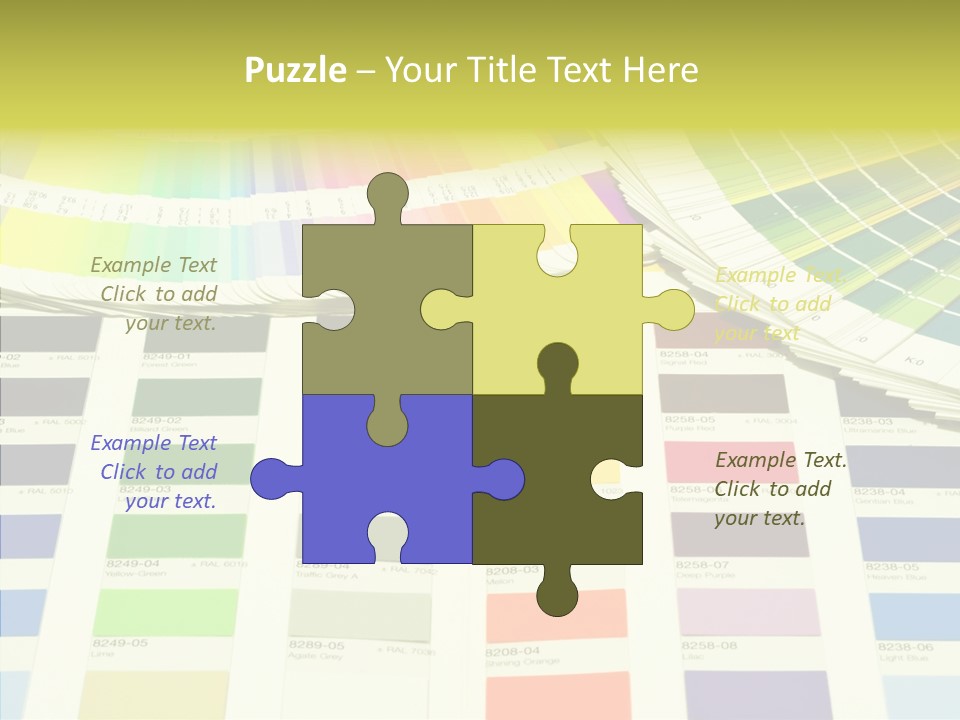 Cmyk Print Proof PowerPoint Template