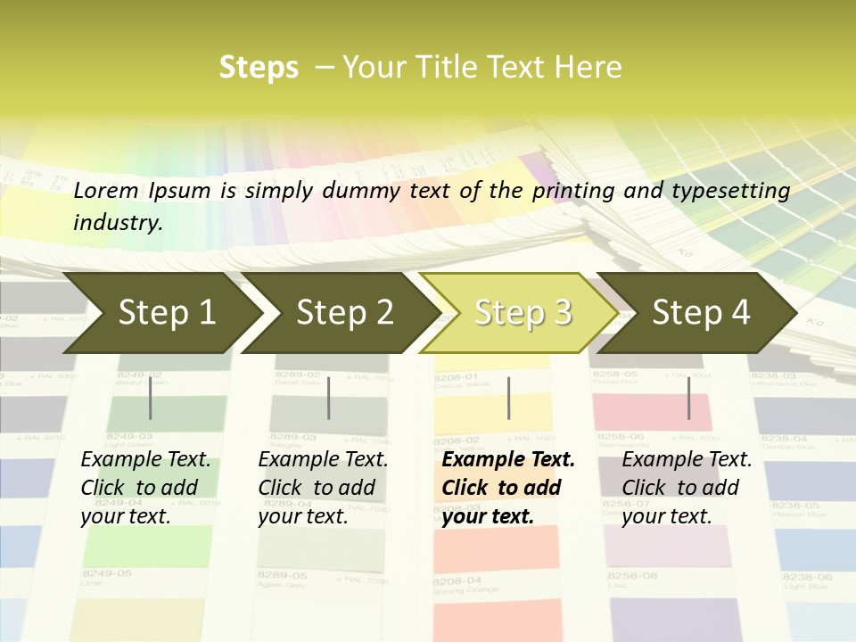 Cmyk Print Proof PowerPoint Template