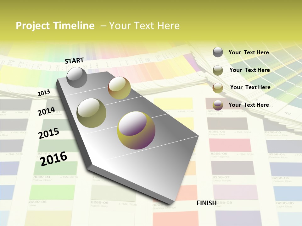 Cmyk Print Proof PowerPoint Template