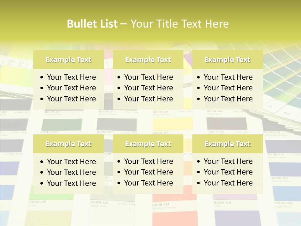 Cmyk Print Proof PowerPoint Template