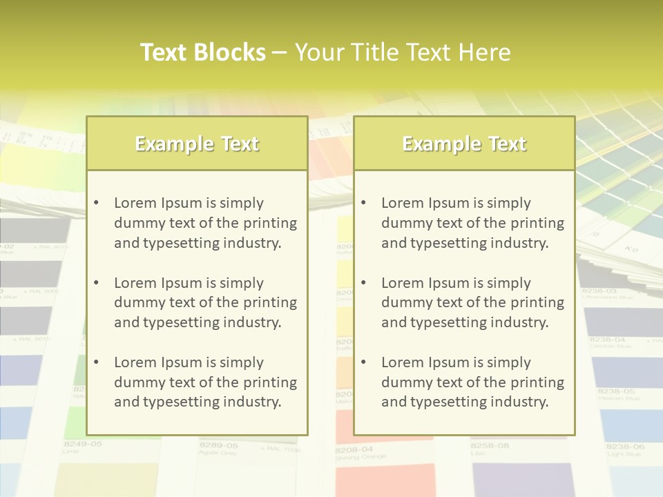 Cmyk Print Proof PowerPoint Template