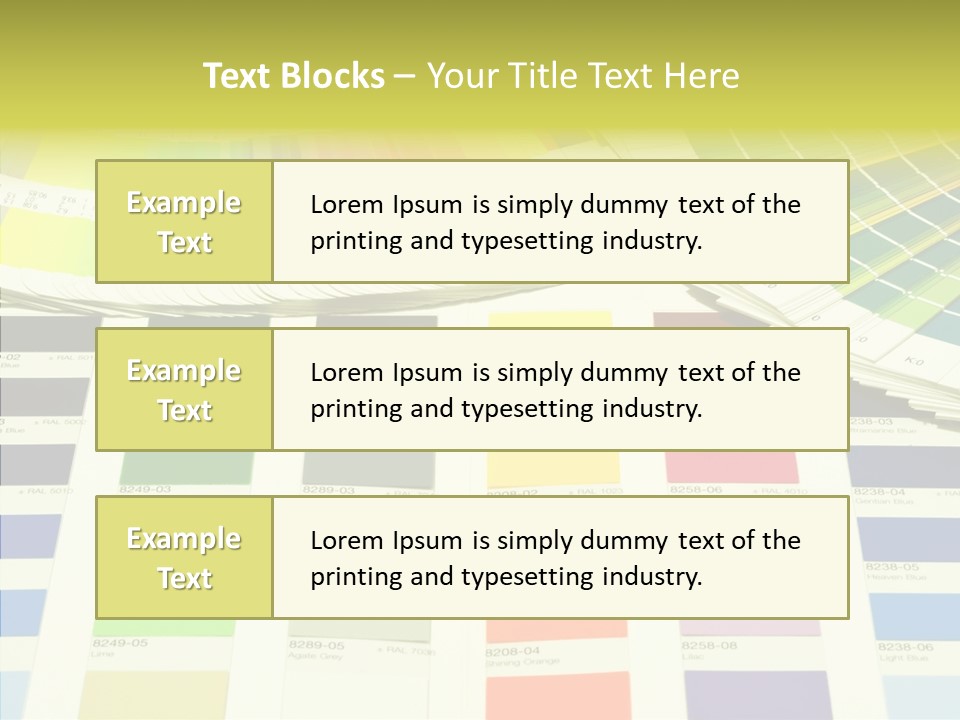 Cmyk Print Proof PowerPoint Template