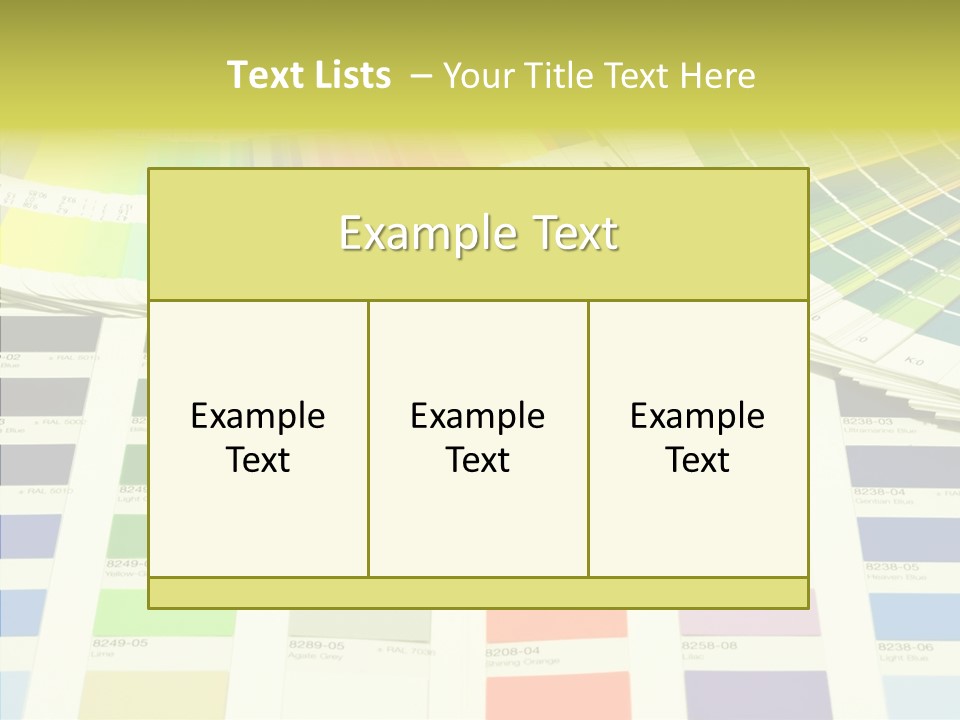 Cmyk Print Proof PowerPoint Template