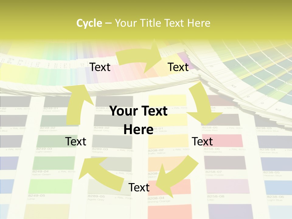 Cmyk Print Proof PowerPoint Template