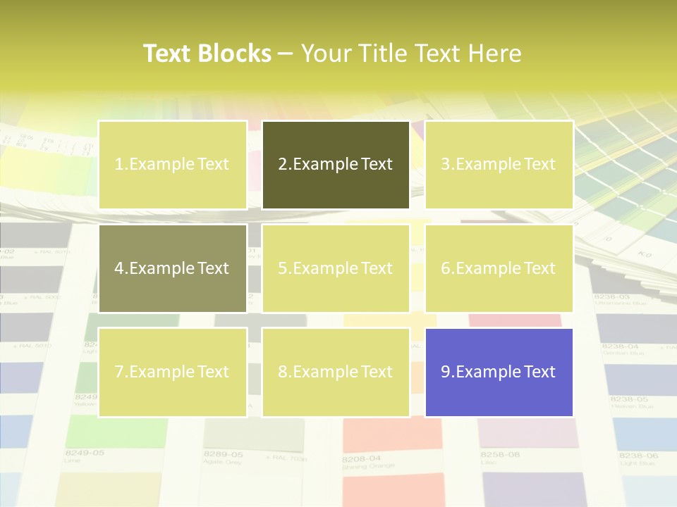 Cmyk Print Proof PowerPoint Template